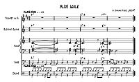 Blue Walk Music Sheet